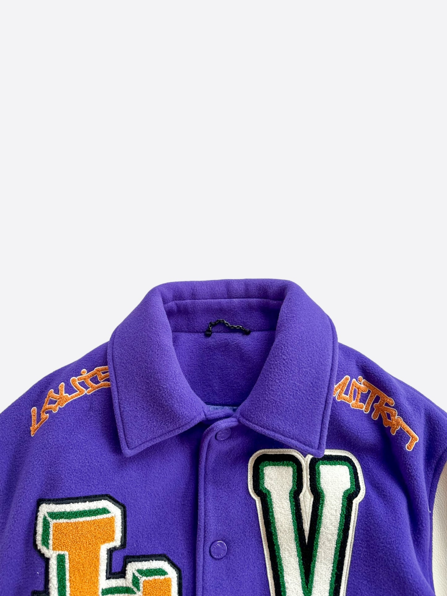 Louis Vuitton Purple & White Frog Varsity Jacket