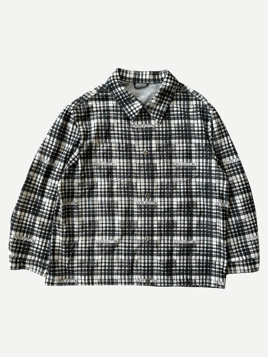 Louis Vuitton Black & White Plaid Flannel Jacket