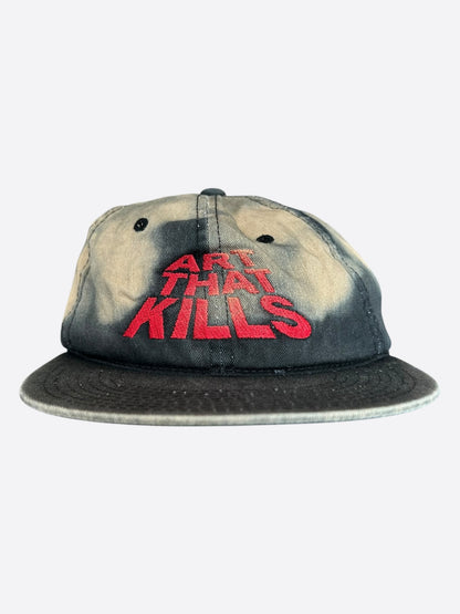 Gallery Dept Sunfaded Black & Red Art That Kills Trucker Hat