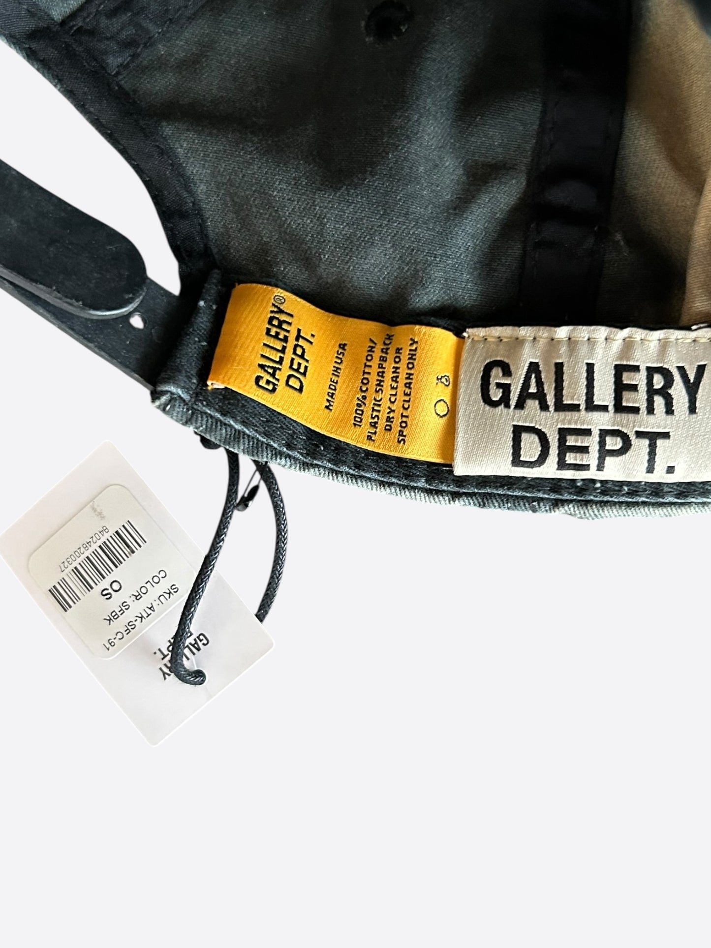 Gallery Dept Sunfaded Black & Red Art That Kills Trucker Hat