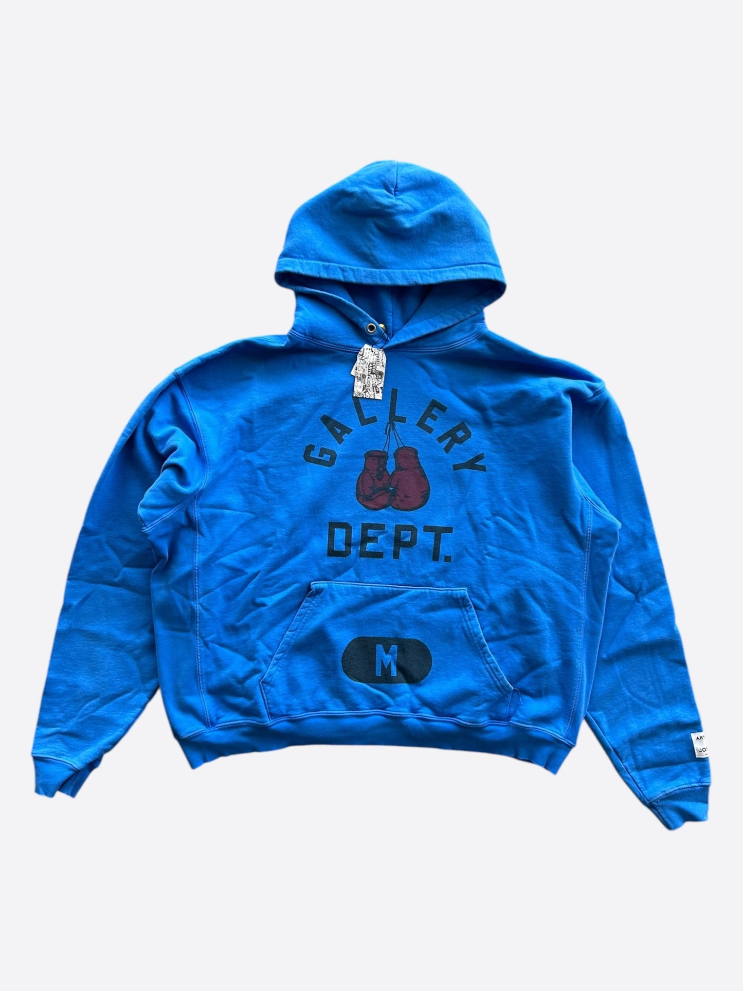 Gallery Dept Blue Boxing Gloves Logo Hoodie