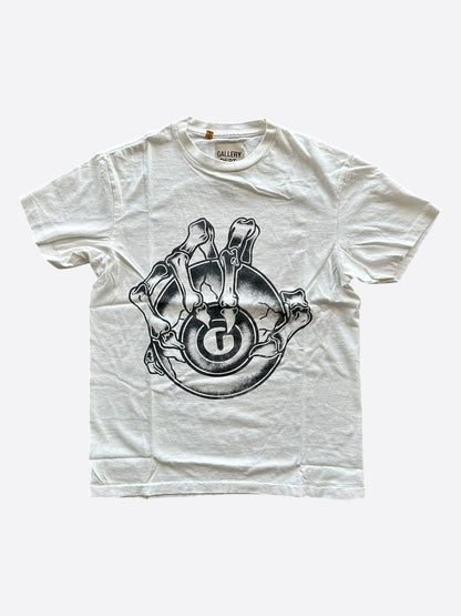 Gallery Dept White & Black Big G-Ball T-Shirt
