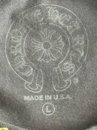 Chrome Hearts Black & Olive Neck Logo T-Shirt