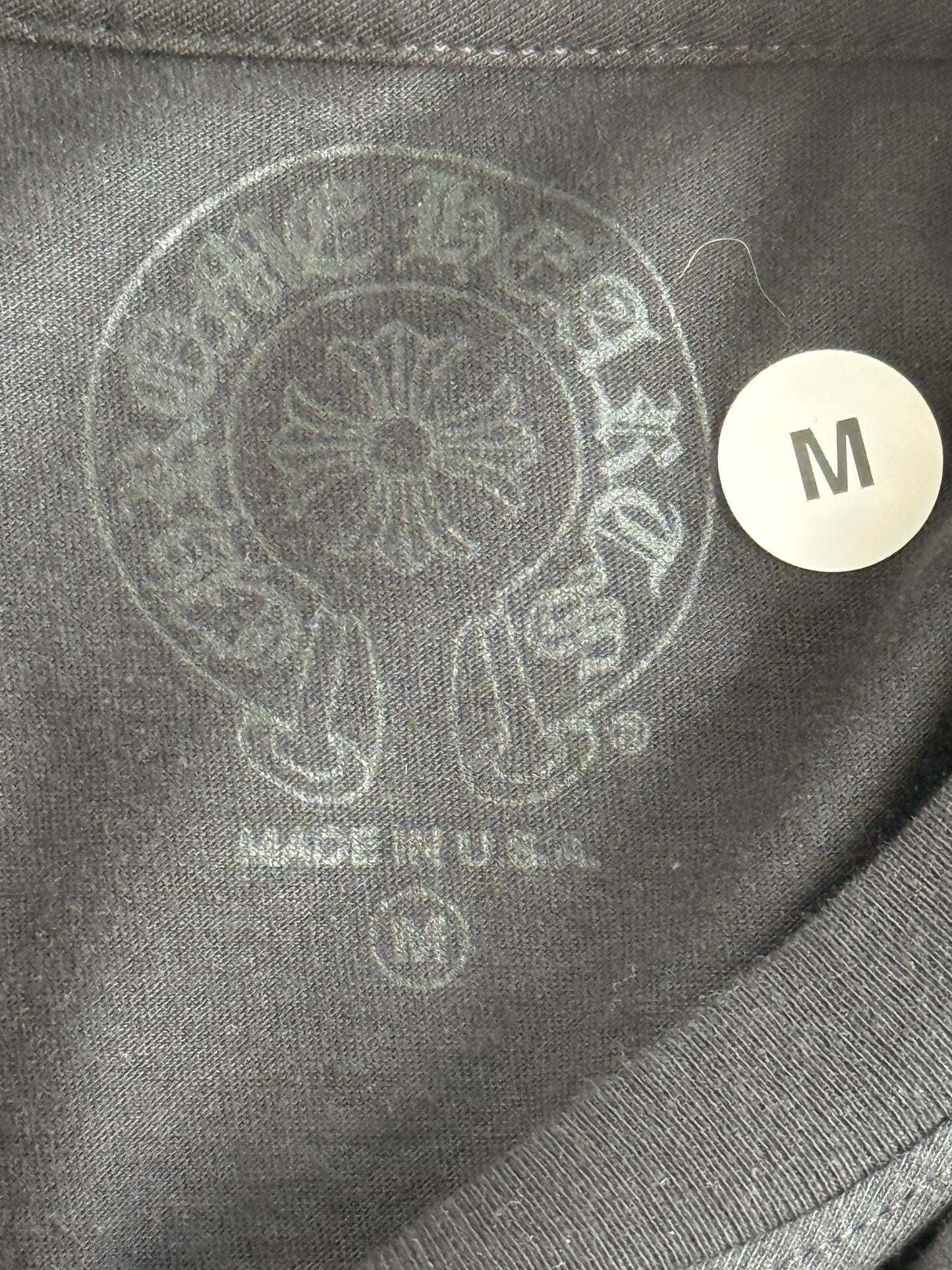 Chrome Hearts Black & Yellow Horseshoe Longsleeve T-Shirt