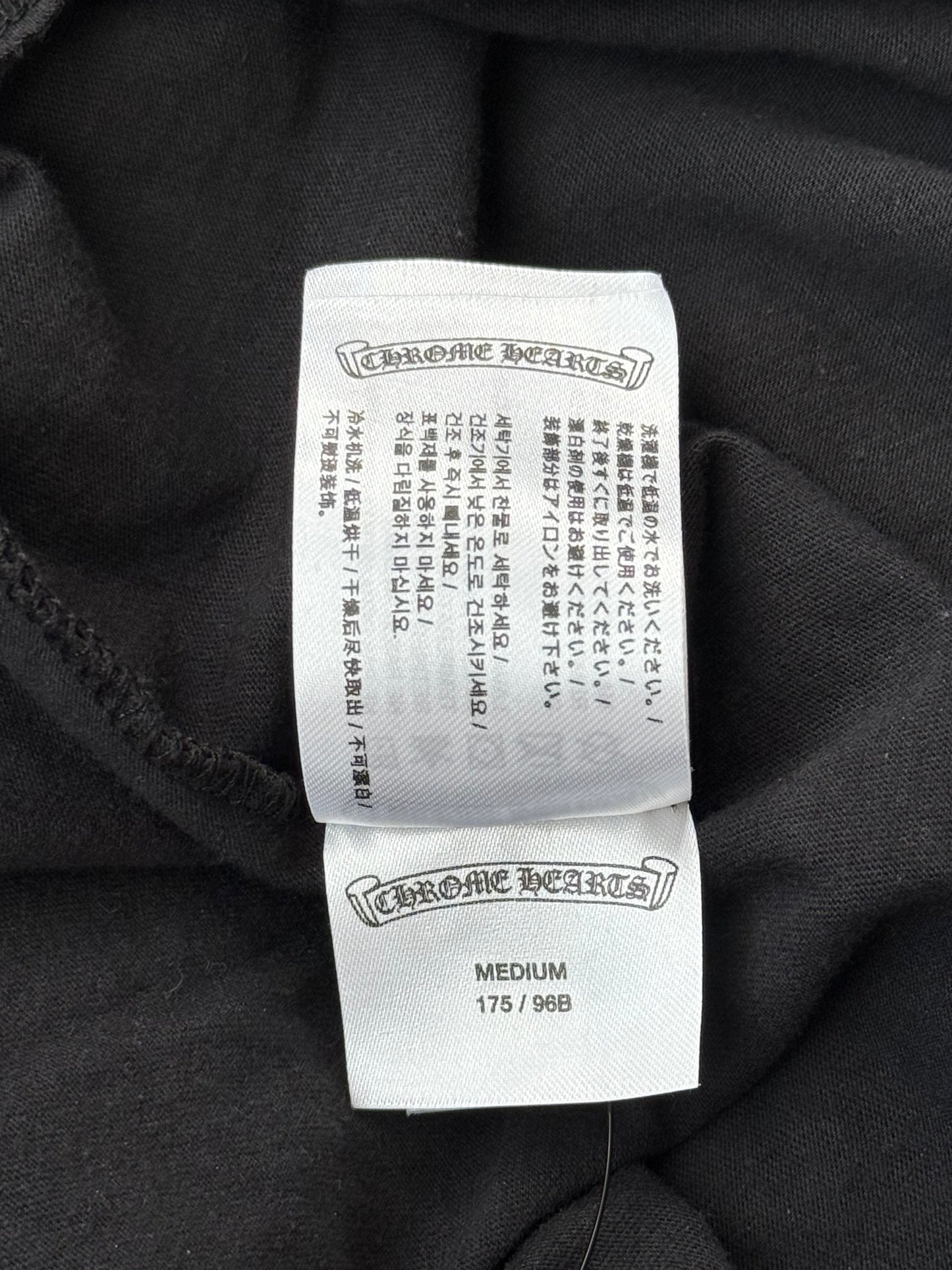 Chrome Hearts Black & Yellow Horseshoe Longsleeve T-Shirt