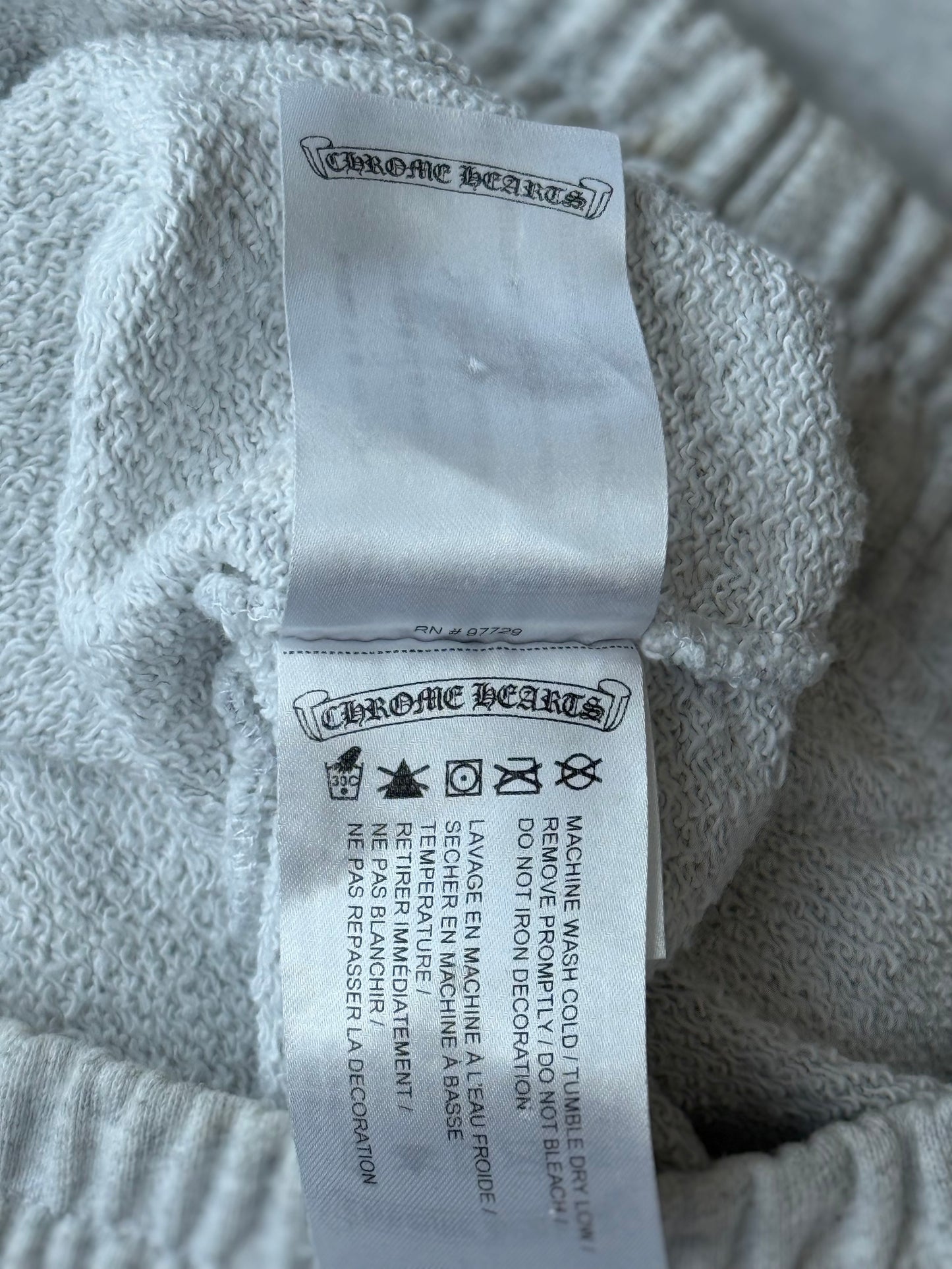 Chrome Hearts Matty Boy Grey Stay Fast Sweatpants