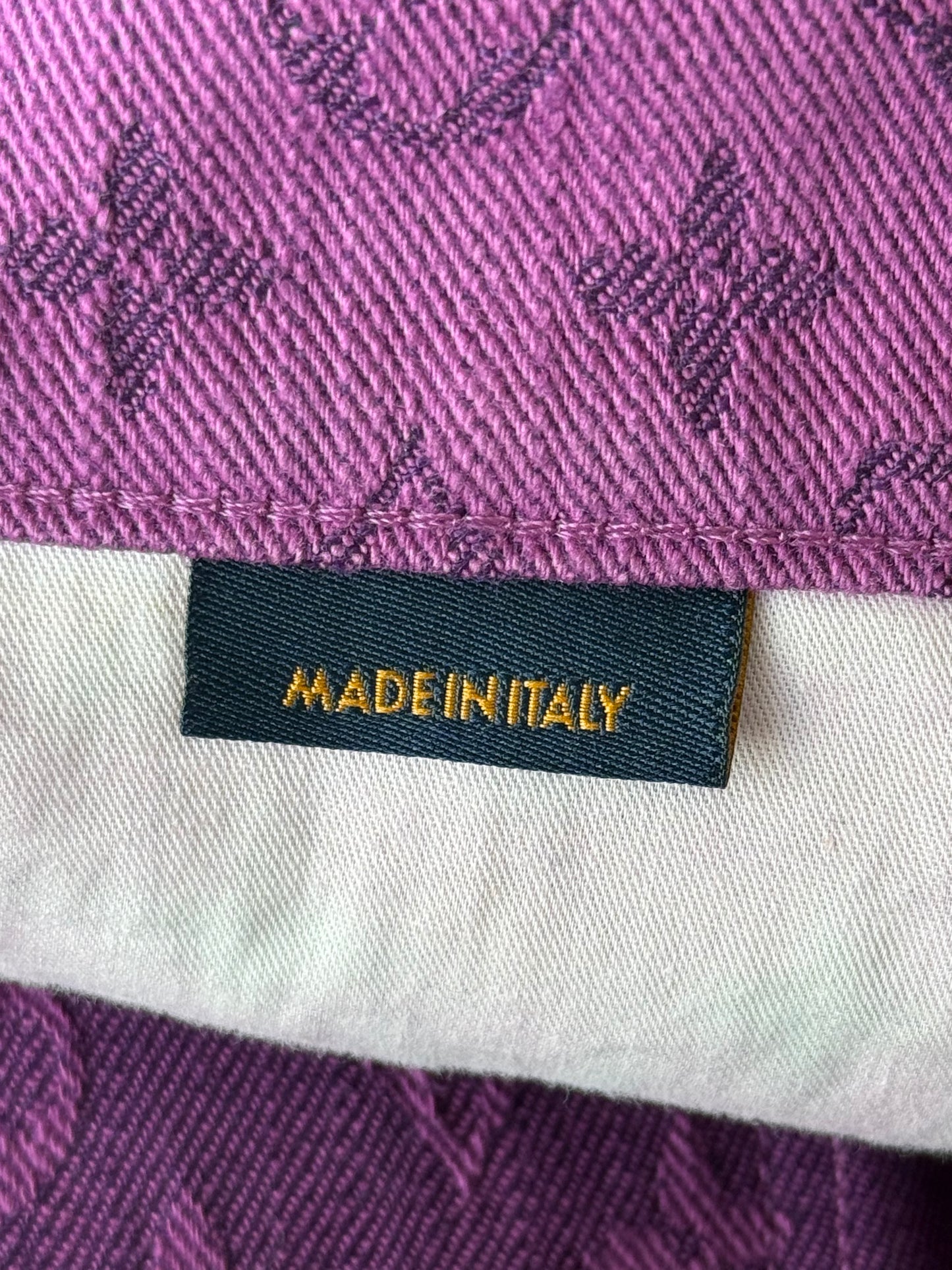 Louis Vuitton Purple Monogram Slim Jeans