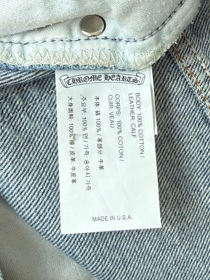 Chrome Hearts Levis Blue & Pink Cross Patch Jeans