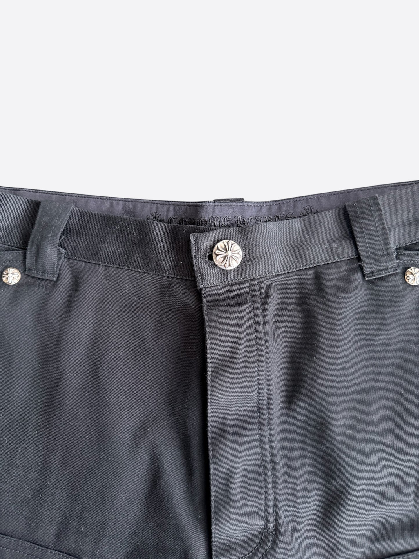 Chrome Hearts Black Carpenter Shorts