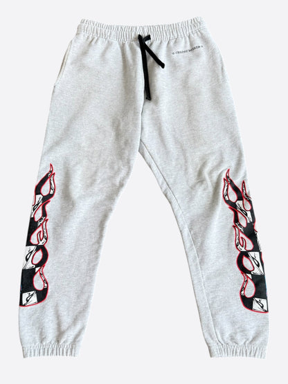 Chrome Hearts Matty Boy Grey Stay Fast Sweatpants