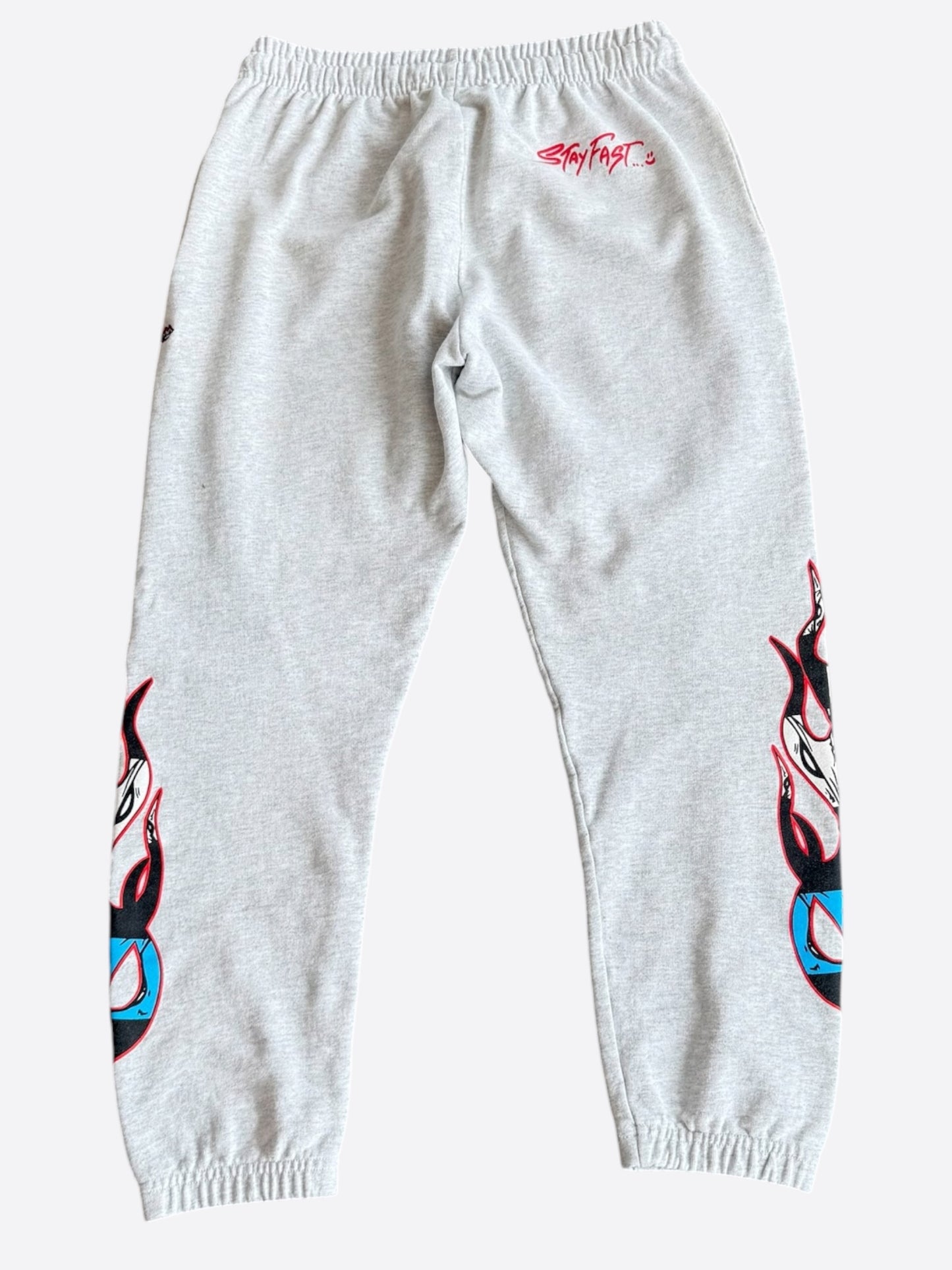 Chrome Hearts Matty Boy Grey Stay Fast Sweatpants