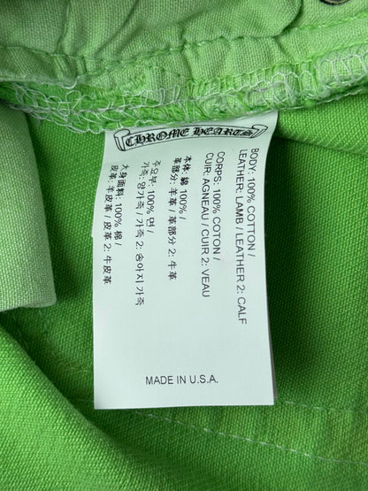 Chrome Hearts Levis Green & Black Cross Patch Jeans