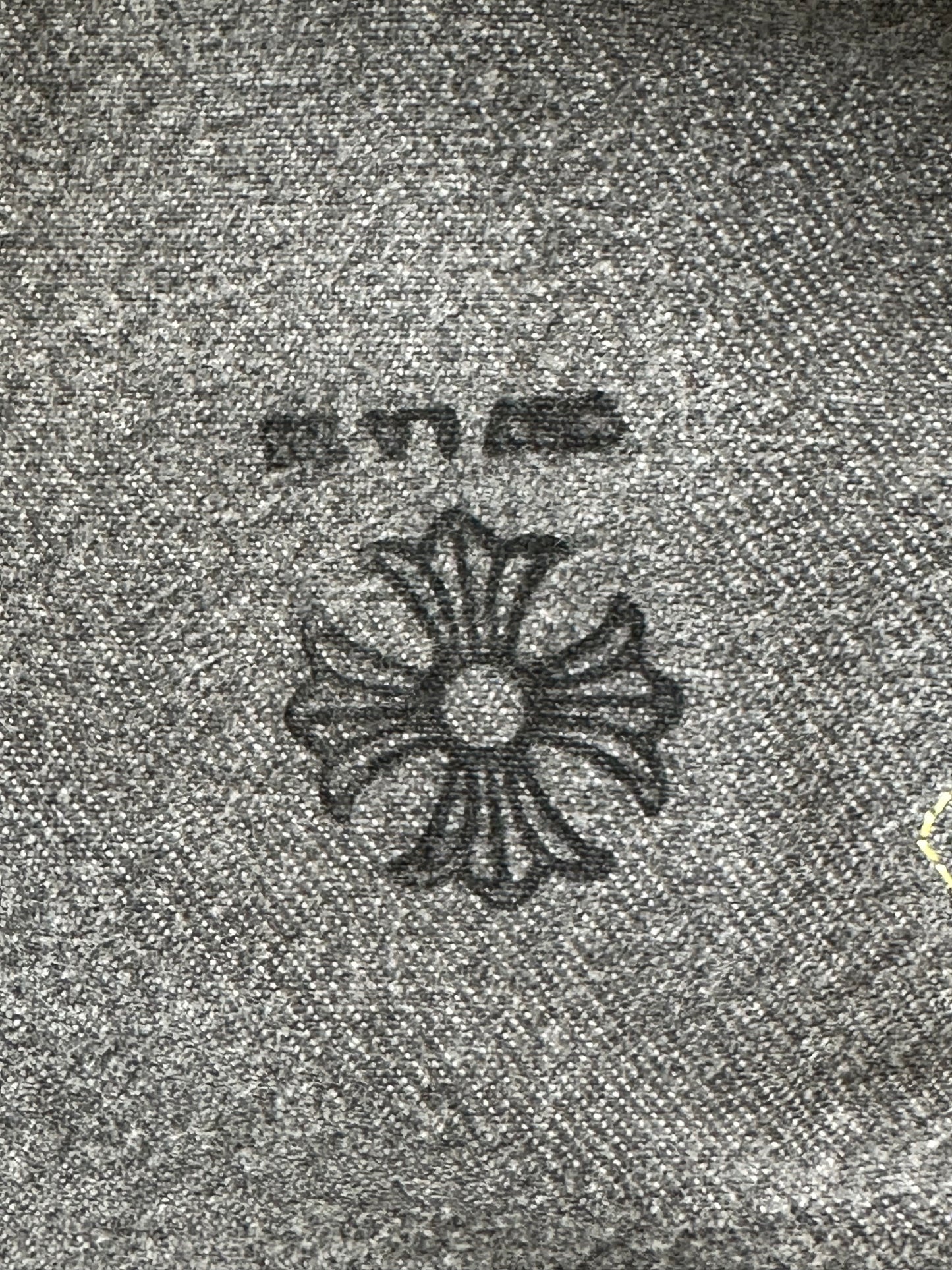 Chrome Hearts Levis Grey, Yellow & Pink London Patch Jeans