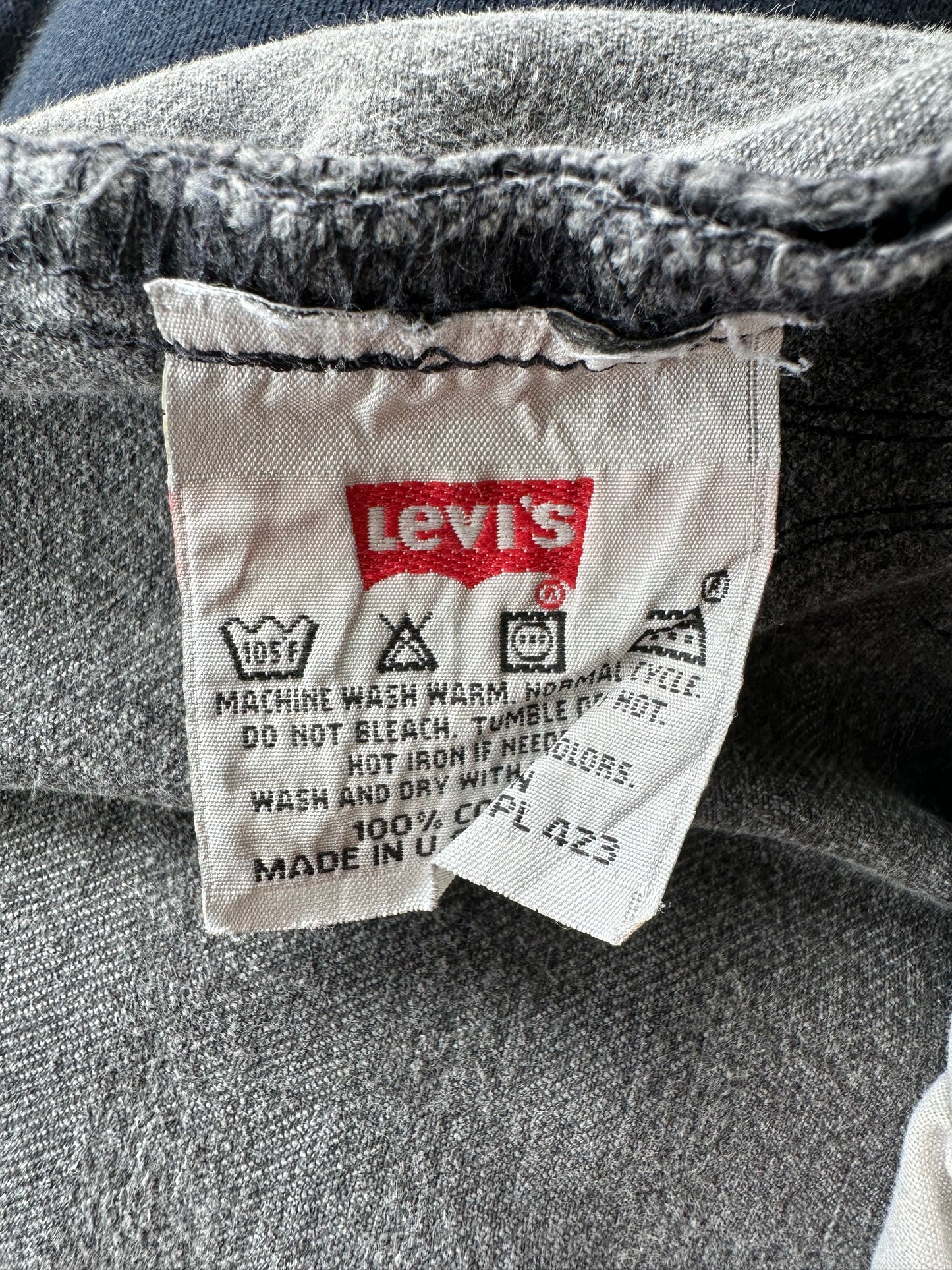 Chrome Hearts Levis Grey, Yellow & Pink London Patch Jeans