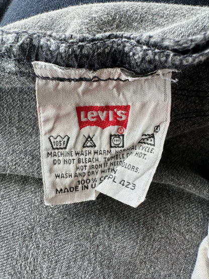 Chrome Hearts Levis Grey, Yellow & Pink London Patch Jeans
