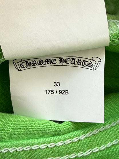 Chrome Hearts Levis Green & Black Cross Patch Jeans