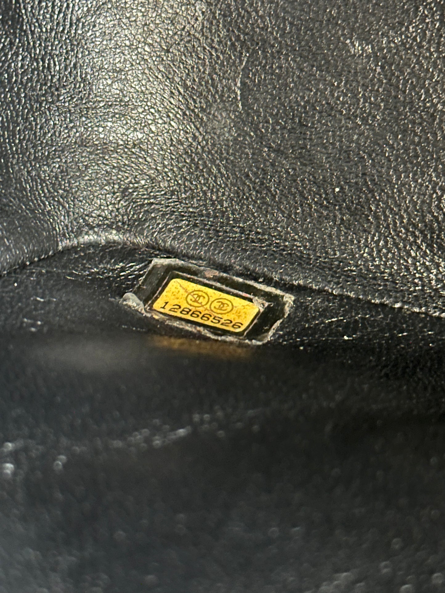 Chanel Black Caviar Quilted Jumbo Flap Bag