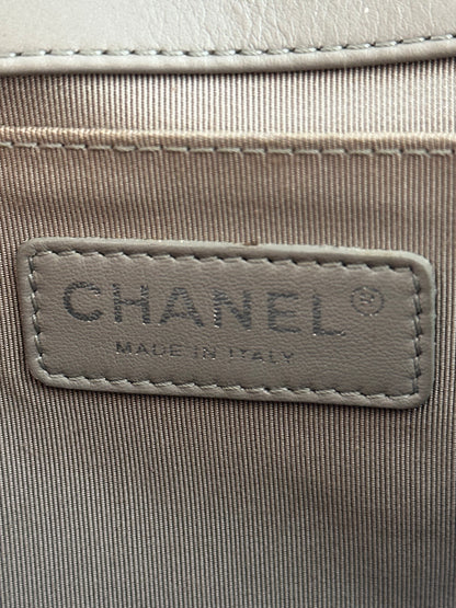 Chanel Beige Lambskin Small Boy Bag