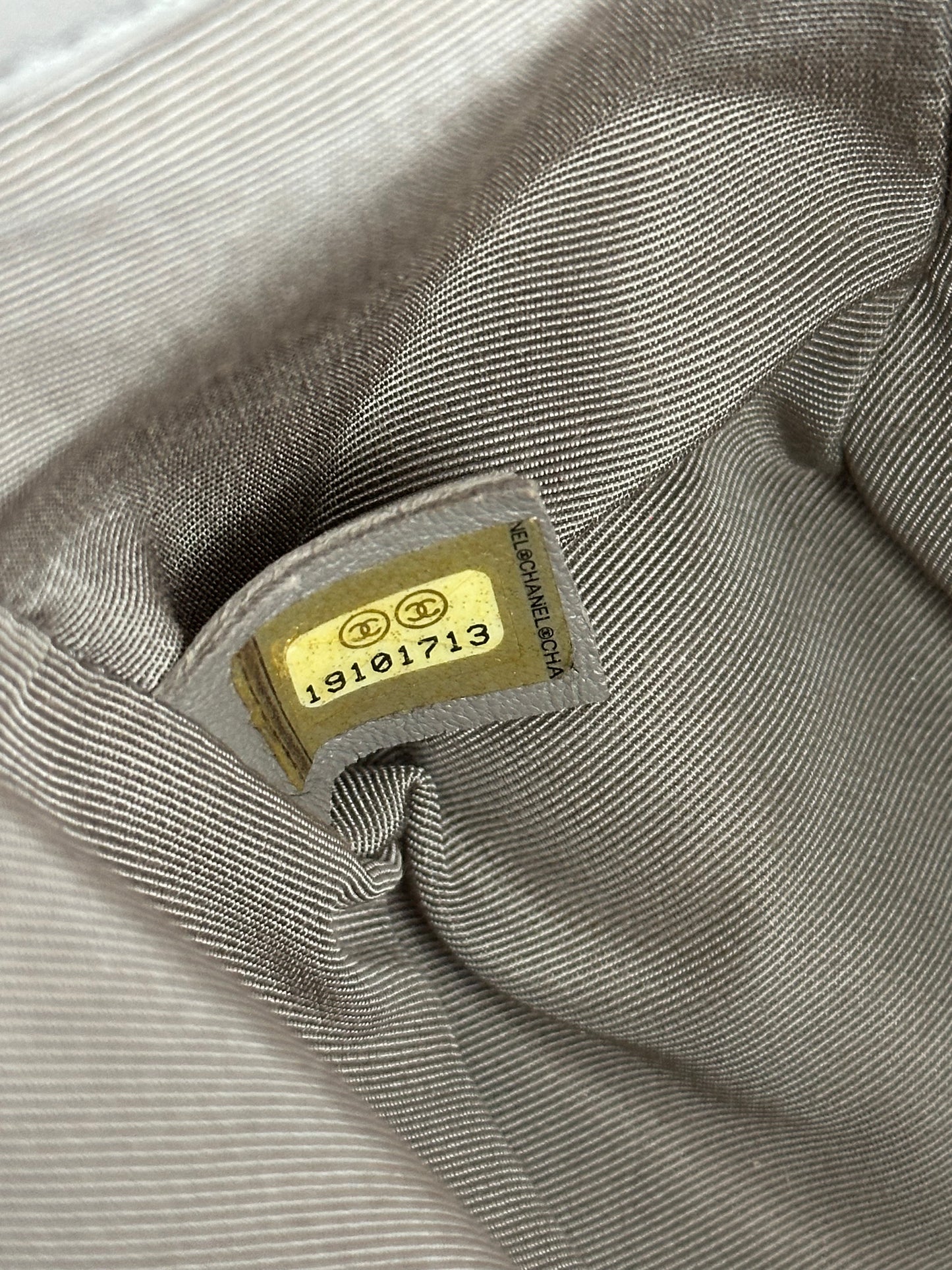 Chanel Beige Lambskin Small Boy Bag