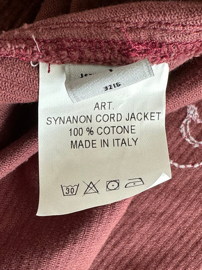 Paly Burgundy & White Synanon Cord Work Jacket