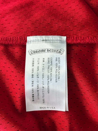 Chrome Hearts Matty Boy Red Form Mesh Jersey Longsleeve T-Shirt