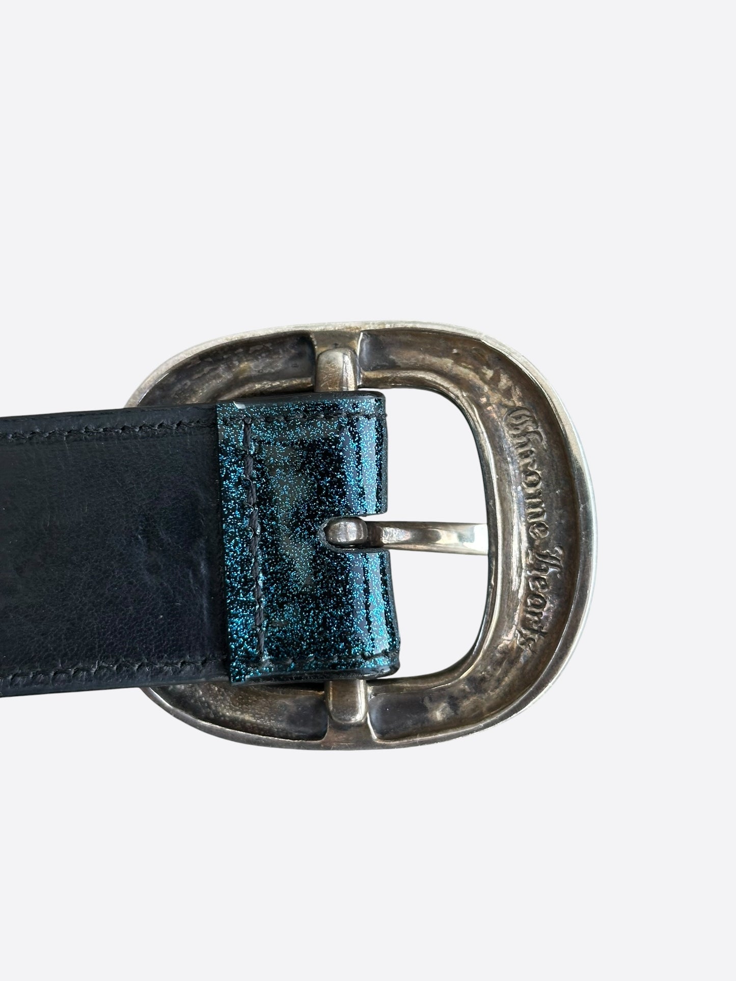 Chrome Hearts Blue Galaxy & Silver Gunslinger Belt