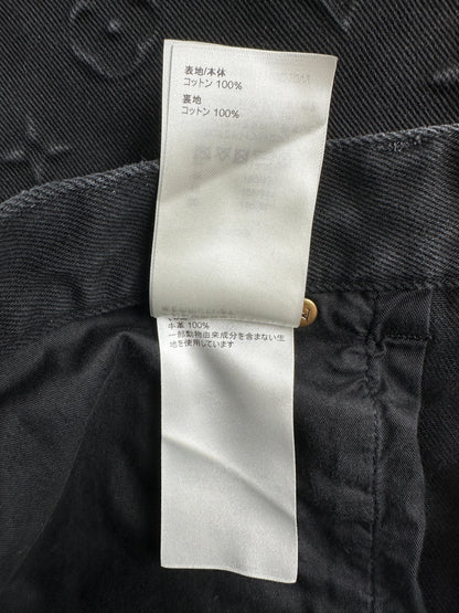 Louis Vuitton Black Monogram Carpenter Pants