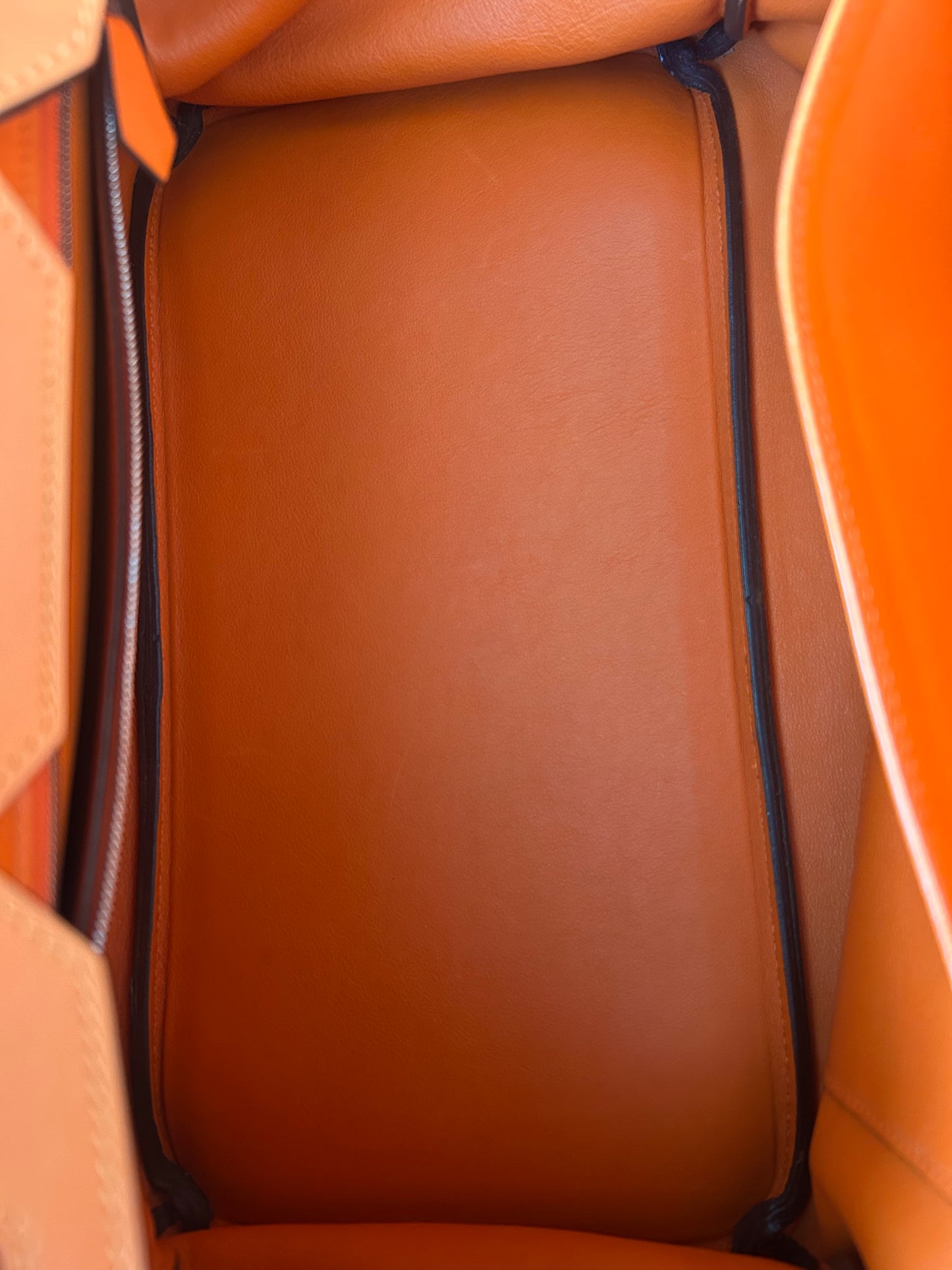 Hermes Orange Swift Birkin 35