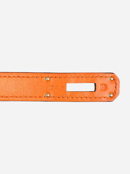 Hermes Orange Swift Birkin 35