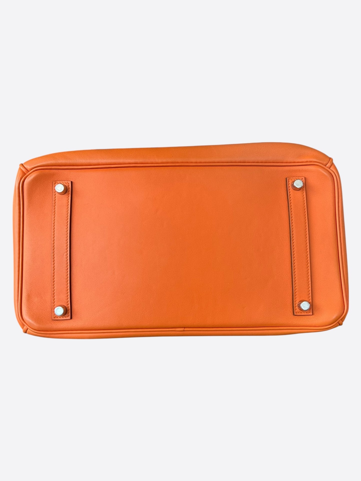 Hermes Orange Swift Birkin 35