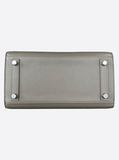 Hermes Gris Asphalte Epsom Birkin 25