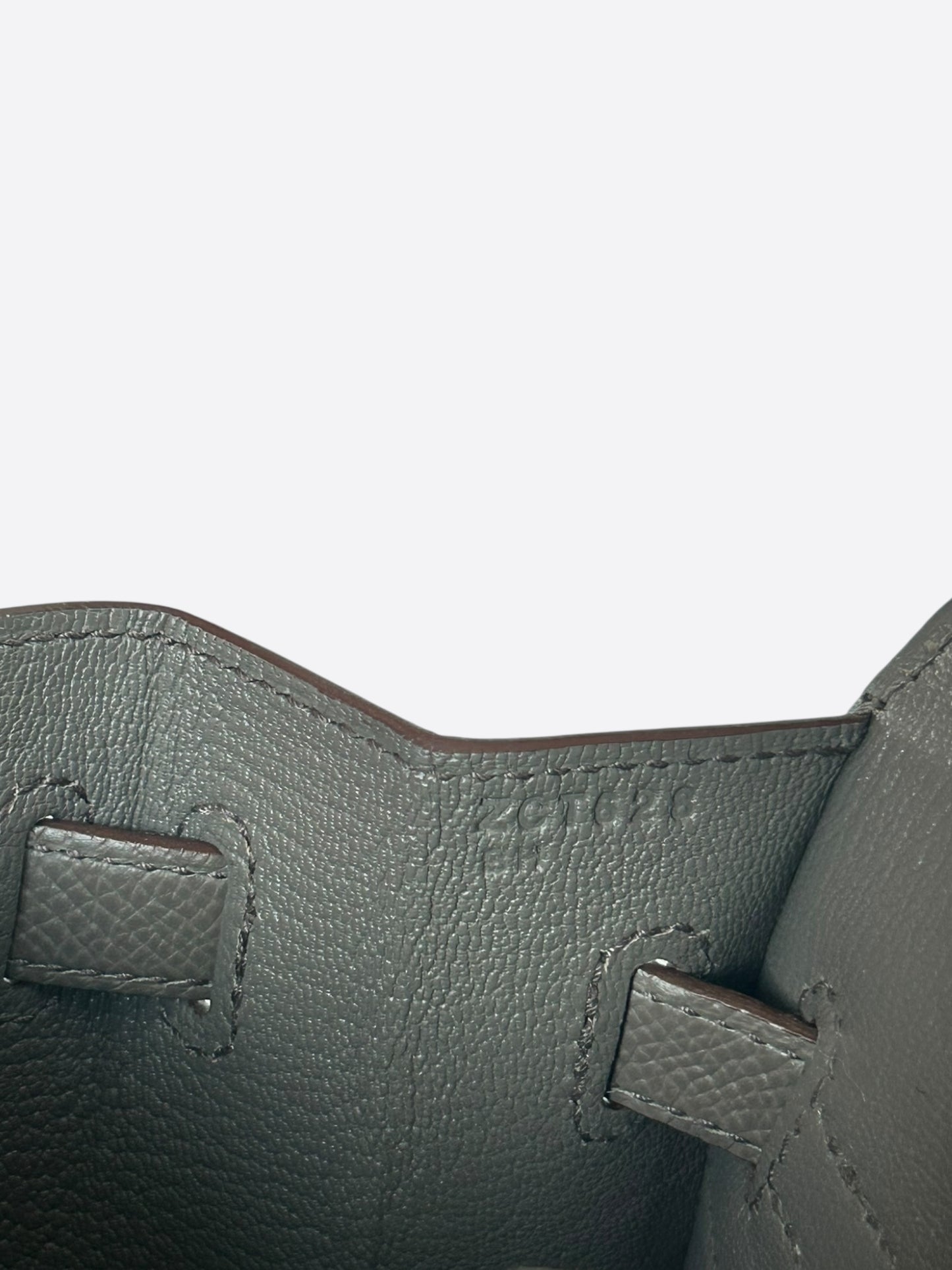 Hermes Gris Asphalte Epsom Birkin 25