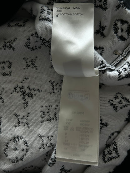 Louis Vuitton Black & White Monogram Gradient Sweater