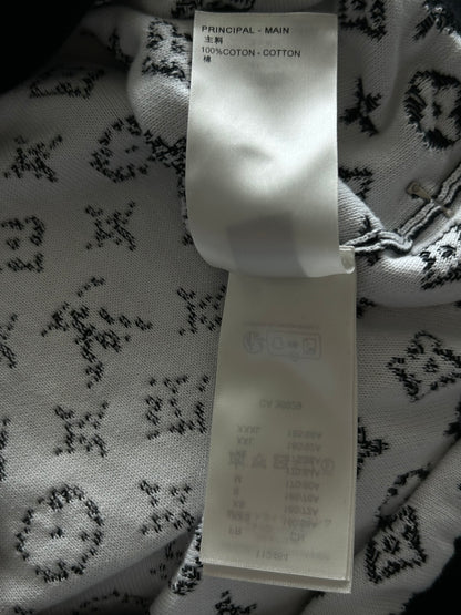 Louis Vuitton Black & White Monogram Gradient Sweater