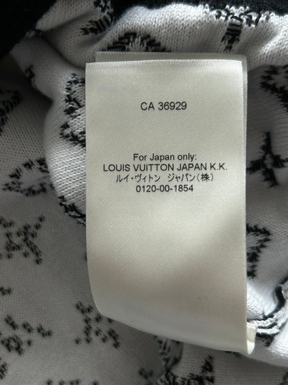 Louis Vuitton Black & White Monogram Gradient Sweater