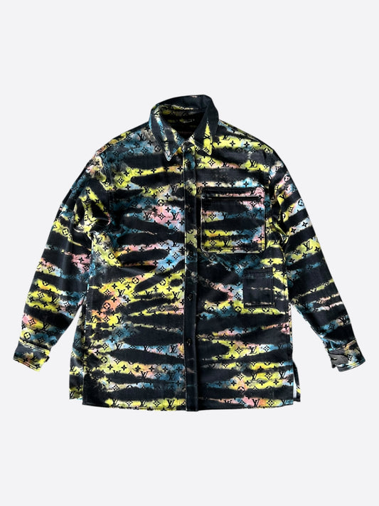 Louis Vuitton Multicolor Tie-Dye Monogram Overcoat