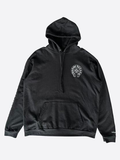 Chrome Hearts Black & Silver Online Exclusive Horseshoe Logo Hoodie