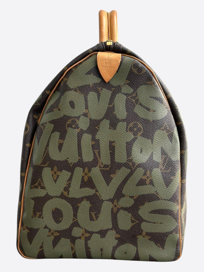 Louis Vuitton Stephen Sprouse Brown & Green Monogram Keepall 50