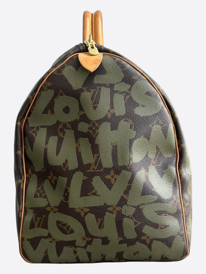 Louis Vuitton Stephen Sprouse Brown & Green Monogram Keepall 50