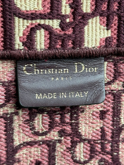 Dior Beige & Red Oblique Large Book Tote