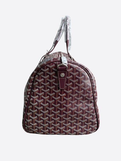 Goyard Burgundy Boston 50 Duffel Bag