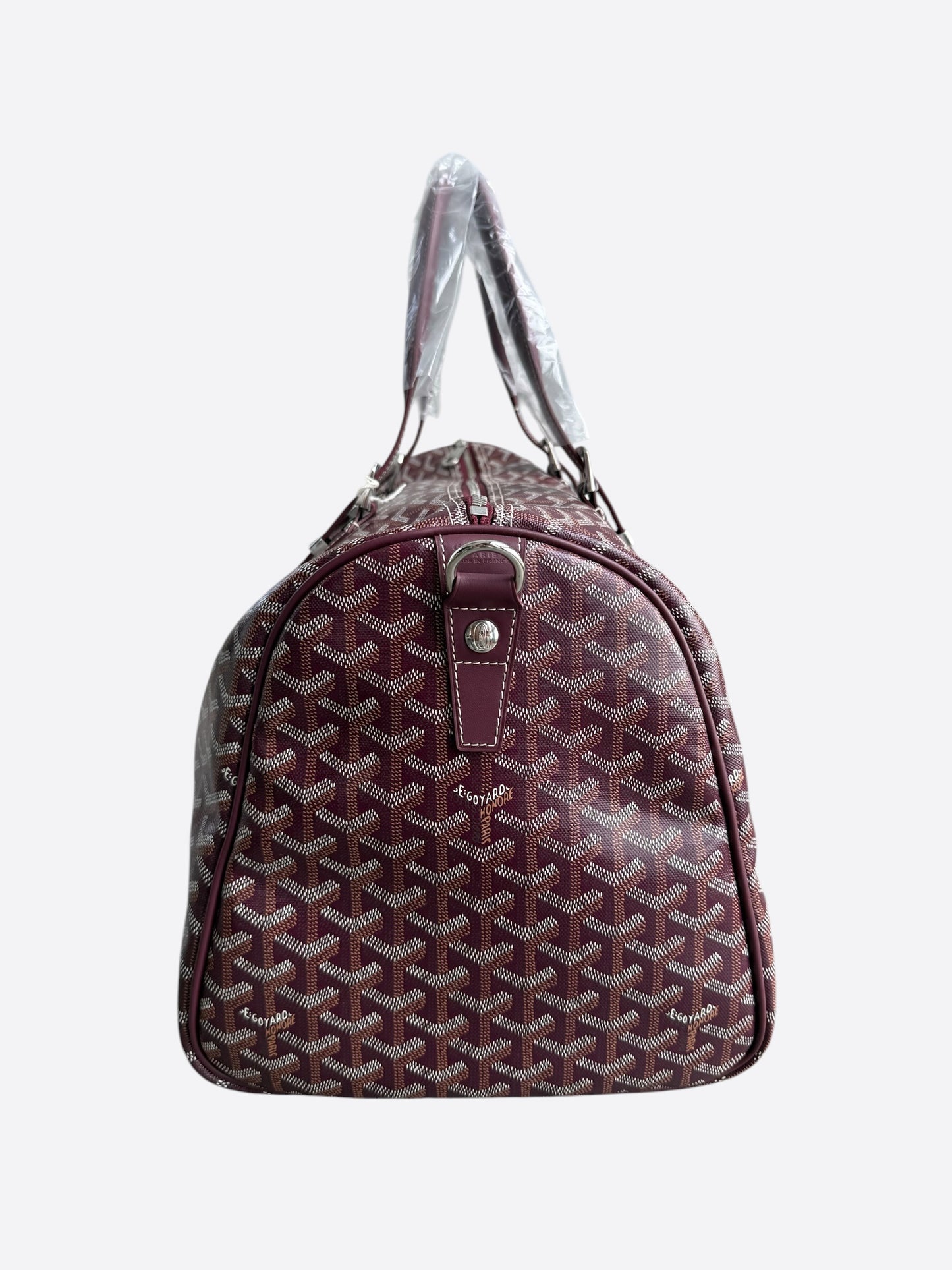 Goyard Burgundy Boston 50 Duffel Bag