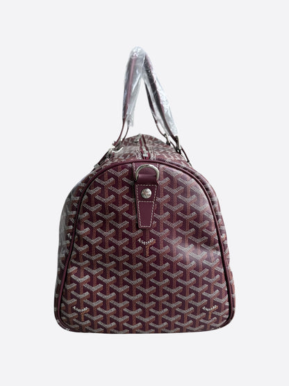 Goyard Burgundy Boston 50 Duffel Bag