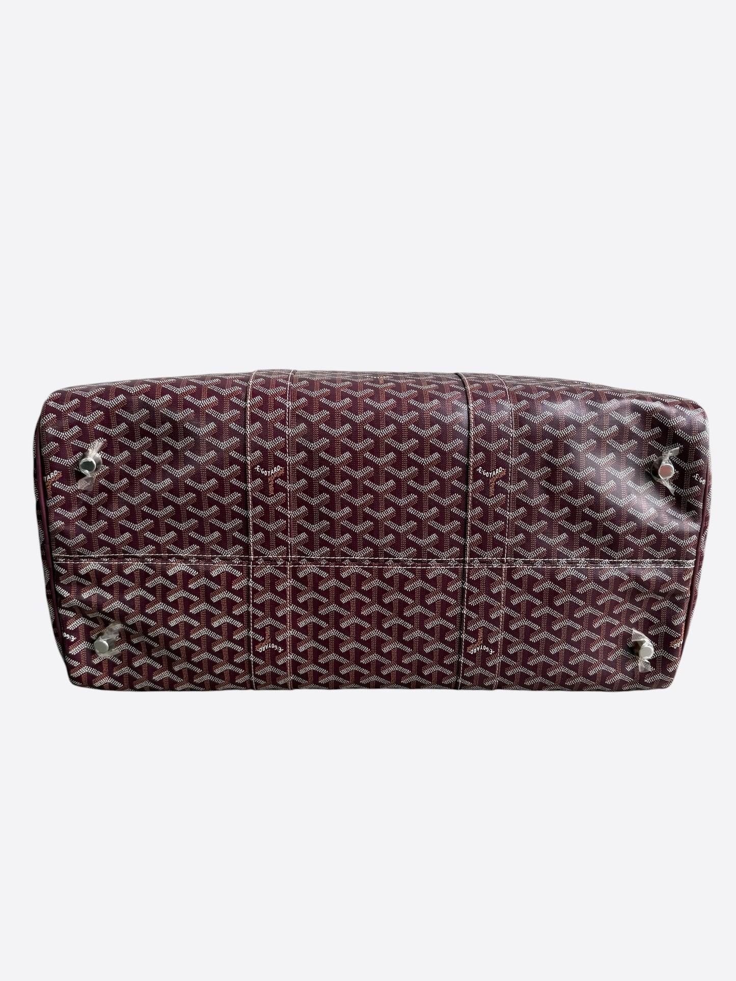 Goyard Burgundy Boston 50 Duffel Bag