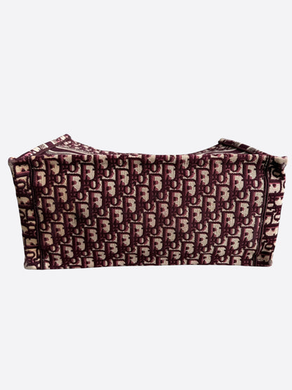 Dior Beige & Red Oblique Large Book Tote