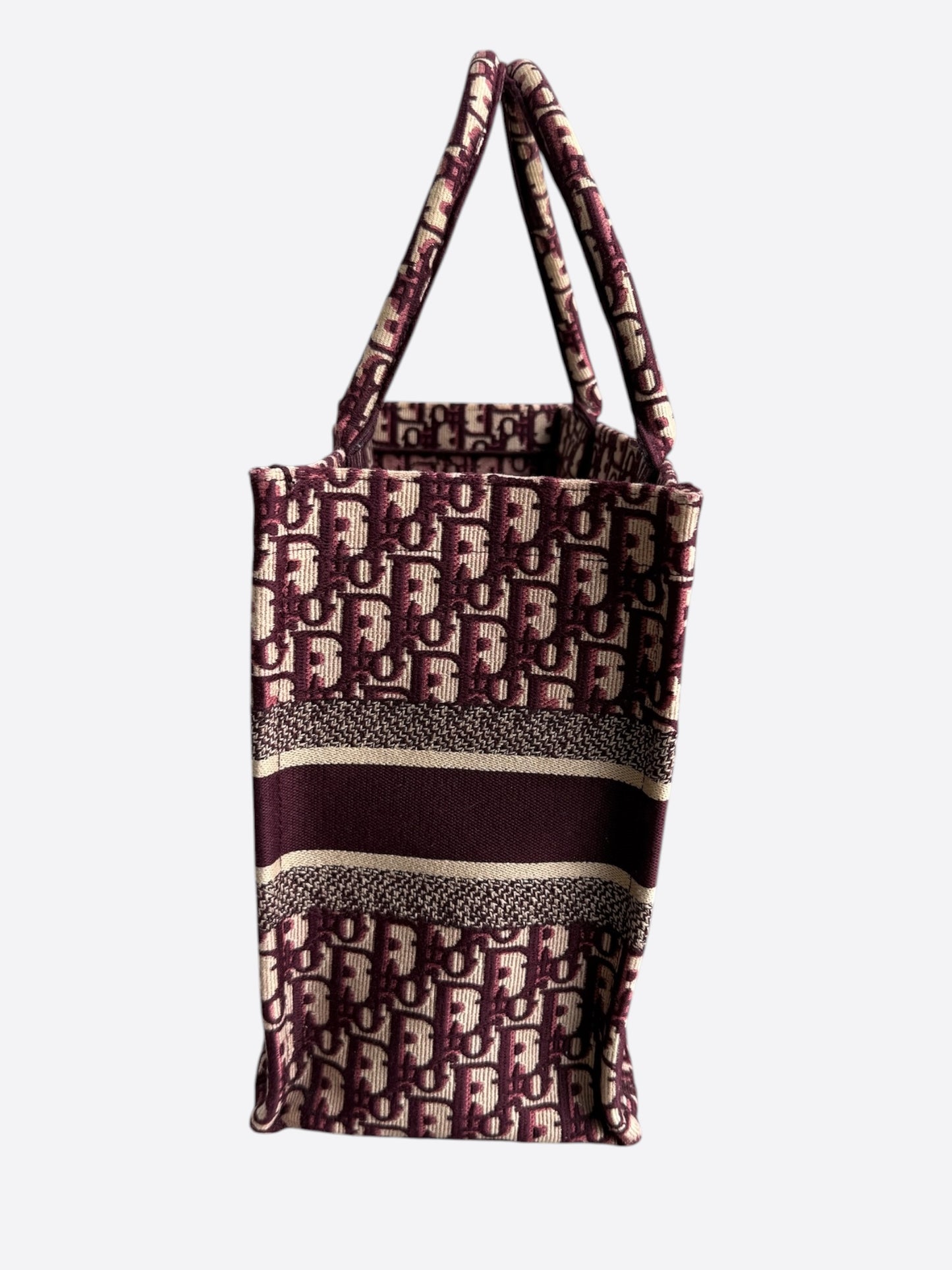 Dior Beige & Red Oblique Large Book Tote