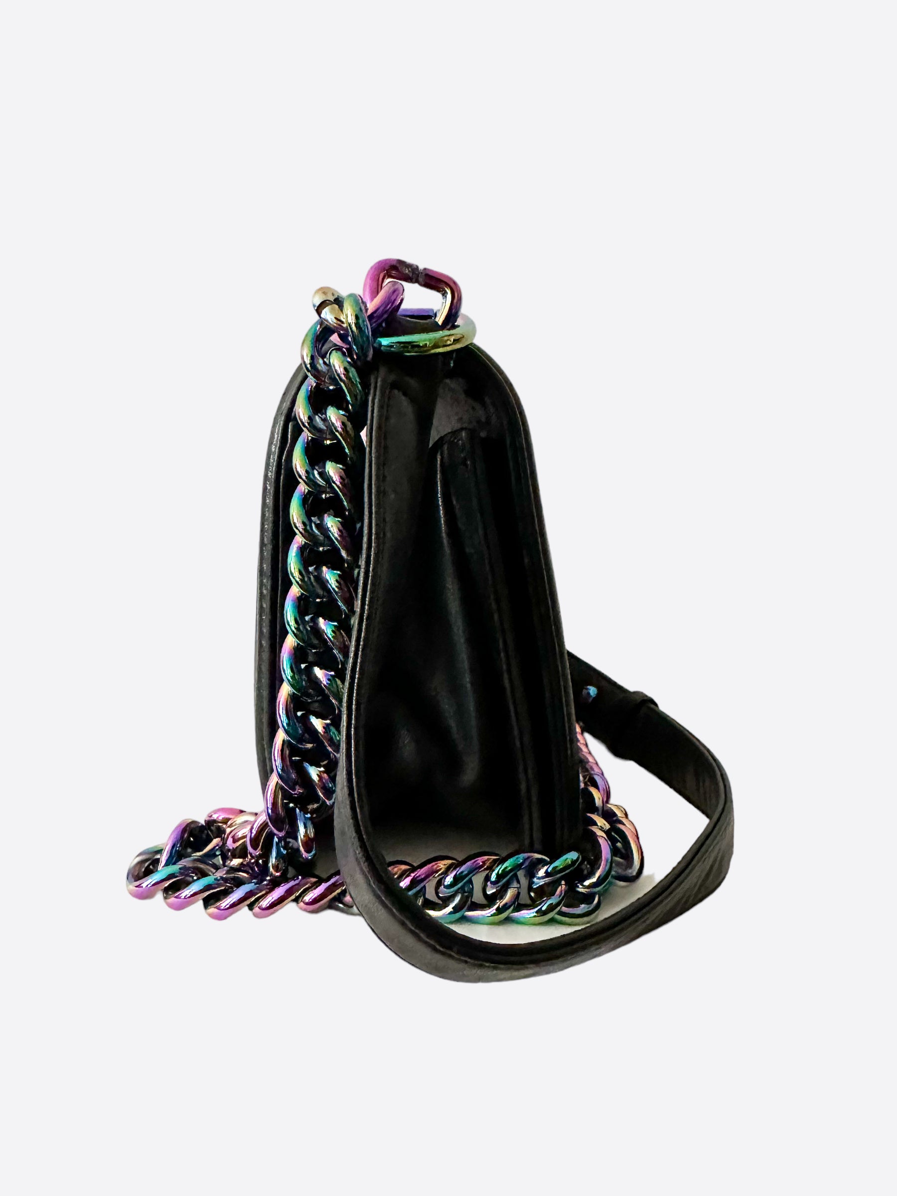 Chanel Black LED Medium Boy Bag
