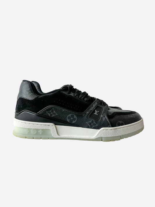 Louis Vuitton Black Monogram Eclipse Trainers