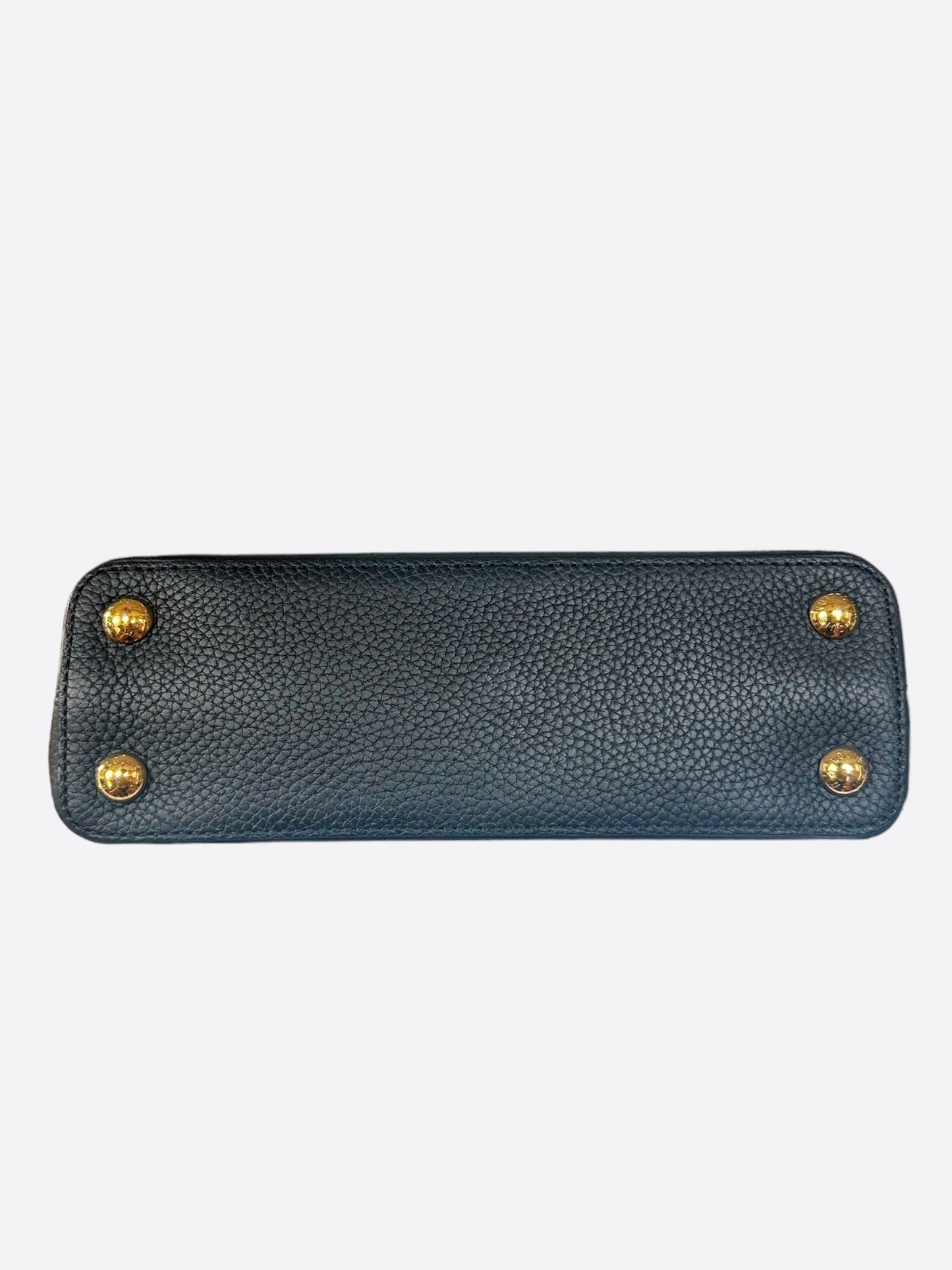 Louis Vuitton Black Taurillon Capucines BB