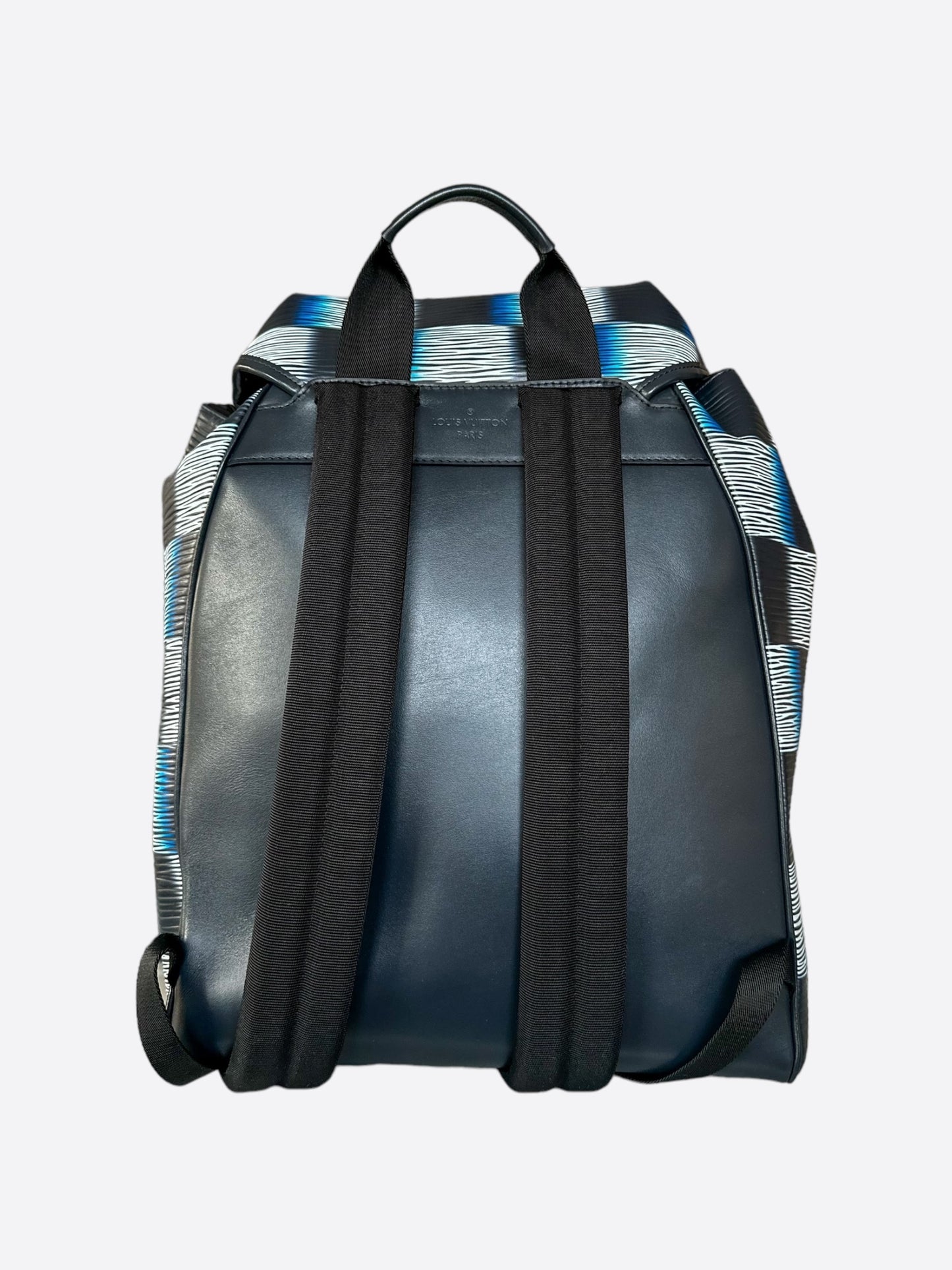 Louis Vuitton Blue Damier Rush EPI Montsouris Backpack